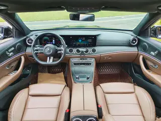 Mercedes-Benz E-Class 2021 Restyling E 260 L sports car interior photo 11