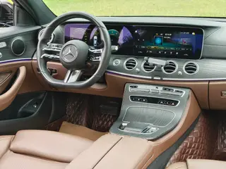 Mercedes-Benz E-Class 2021 Restyling E 260 L sports car interior photo 16