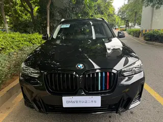BMW X3 2023 xDrive30i Premium Class M Obsidian Night Suit exterior photo 2