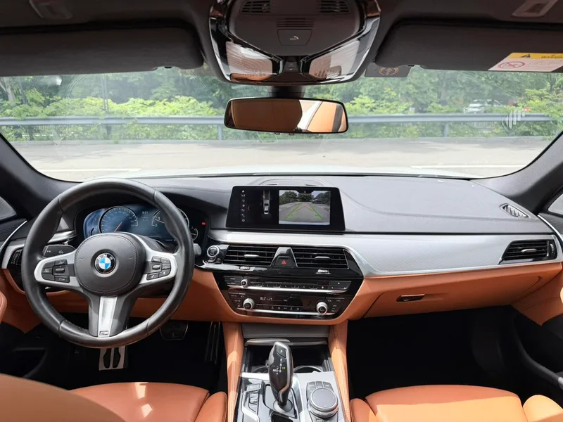 BMW 5 Series 2018 525i M Спортивный костюм интерьер фото 10