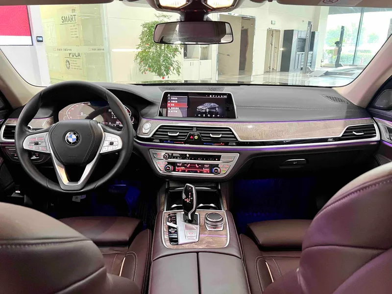 BMW 7 Series 2019 Модификация 740Li Лидирующий Роскошный набор интерьер фото 6