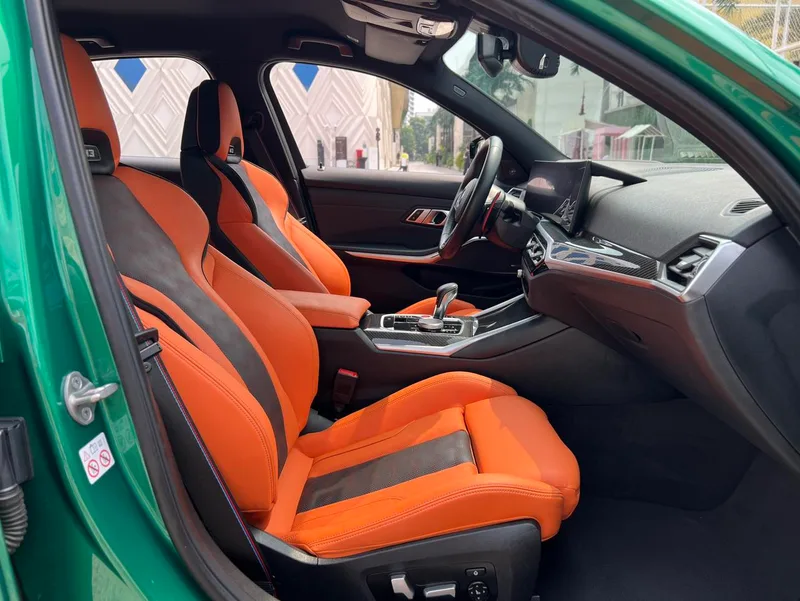 BMW M3 2023 M3 four-door sedan Thunder Edition interior photo 12