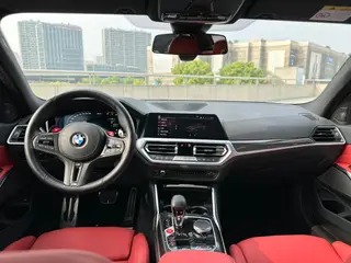 BMW M3 2021 M3 four-door sedan Thunder Edition interior photo 11
