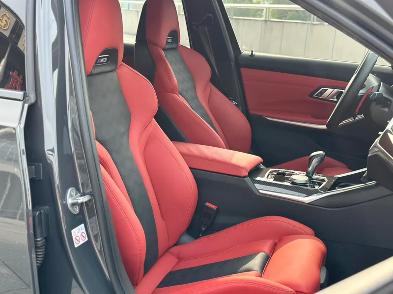 BMW M3 2021 M3 four-door sedan Thunder Edition interior photo 19