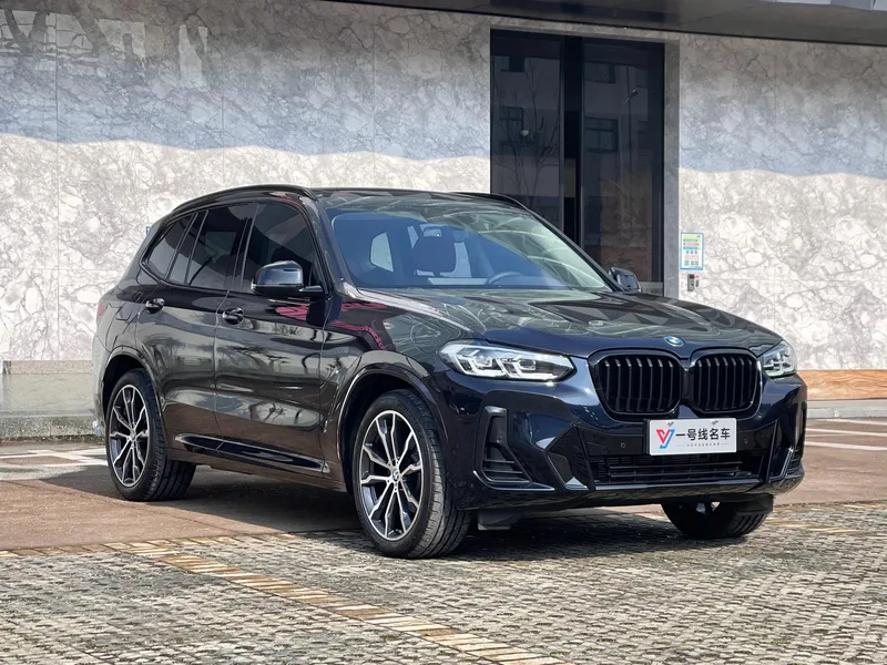 BMW X3 2022 xDrive30i Leading Type M Obsidian Night Suit exterior photo 3