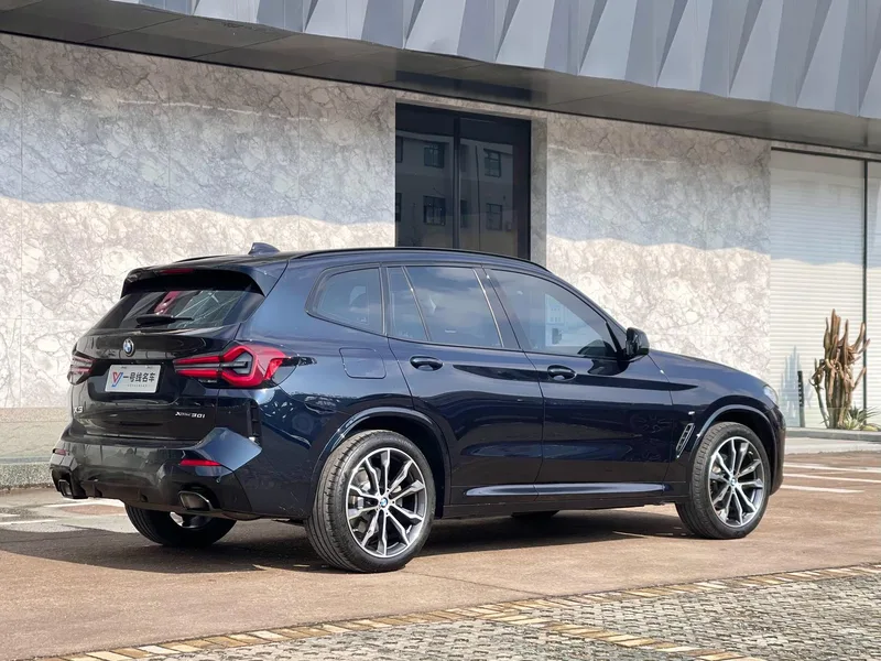 BMW X3 2022 xDrive30i Leading Type M Obsidian Night Suit exterior photo 4