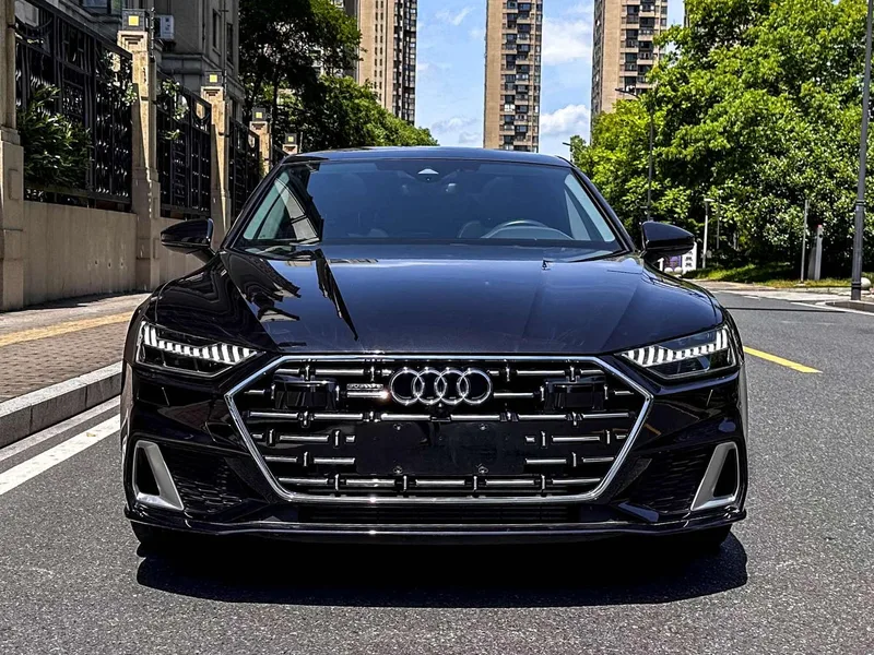 Audi A7L 2022 55 TFSI quattro S-line Черный костюм типа Чжиюань экстерьер фото 2 Audi A7L 2022 55 TFSI quattro S-line Черный костюм типа Чжиюань экстерьер фото 2