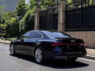 Audi A7L 2022 55 TFSI quattro S-line Черный костюм типа Чжиюань экстерьер фото 4 Audi A7L 2022 55 TFSI quattro S-line Черный костюм типа Чжиюань экстерьер фото 4