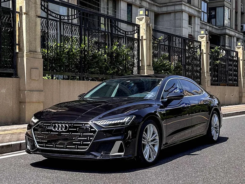Audi A7L 2022 55 TFSI quattro S-line Traje negro tipo Zhiyuan exterior foto 1 Audi A7L 2022 55 TFSI quattro S-line Traje negro tipo Zhiyuan exterior foto 1