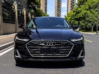 Audi A7L 2022 55 TFSI quattro S-line Traje negro tipo Zhiyuan exterior foto 2 Audi A7L 2022 55 TFSI quattro S-line Traje negro tipo Zhiyuan exterior foto 2