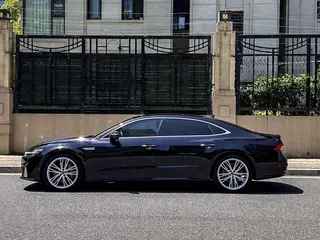 Audi A7L 2022 55 TFSI quattro S-line Traje negro tipo Zhiyuan exterior foto 3 Audi A7L 2022 55 TFSI quattro S-line Traje negro tipo Zhiyuan exterior foto 3