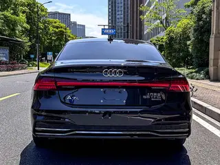 Audi A7L 2022 55 TFSI quattro S-line Traje negro tipo Zhiyuan exterior foto 5 Audi A7L 2022 55 TFSI quattro S-line Traje negro tipo Zhiyuan exterior foto 5
