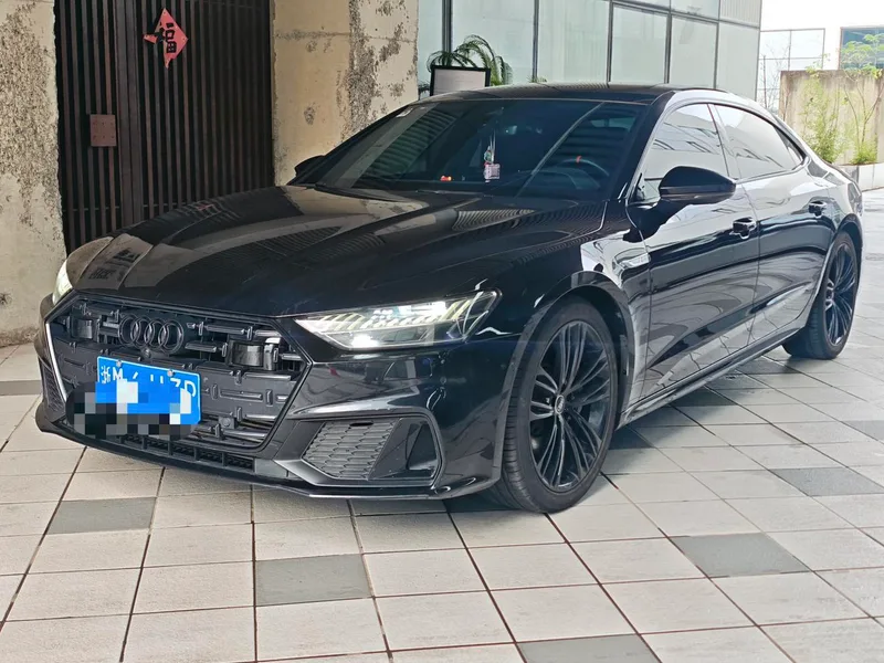 Audi A7L 2022 55 TFSI quattro S-line edition one Pilot version exterior photo 1 Audi A7L 2022 55 TFSI quattro S-line edition one Pilot version exterior photo 1