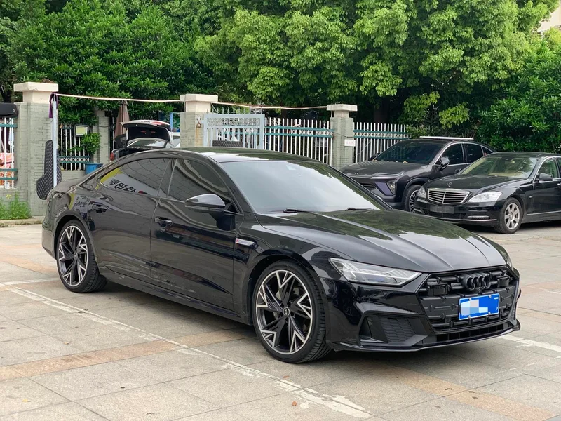 Audi A7L 2023 45 TFSI quattro S-line Black Samurai Edition exterior photo 3