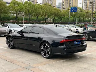 Audi A7L 2023 45 TFSI quattro S-line Black Samurai Edition exterior photo 4