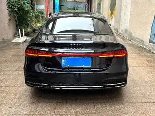 Audi A7L 2024 45 TFSI S-line Conjunto de cristal de flujo de construcción de sueños interior foto 8