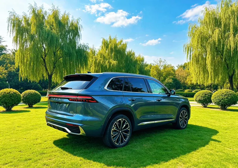 Geely Monjaro 2026 2.0TD High-power automatic four-wheel drive oriental obsidian full moon version exterior photo 4