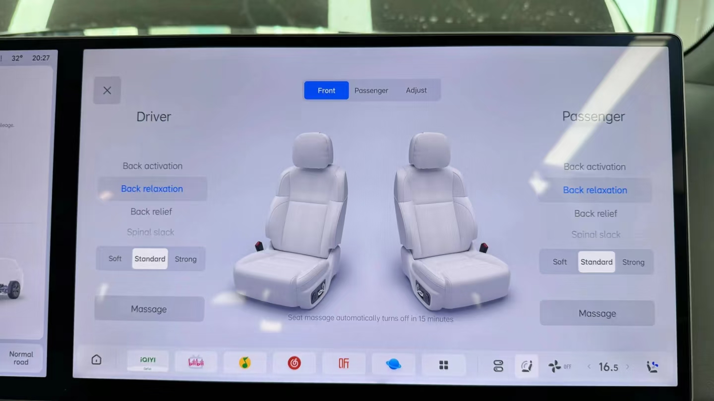 li auto english screen