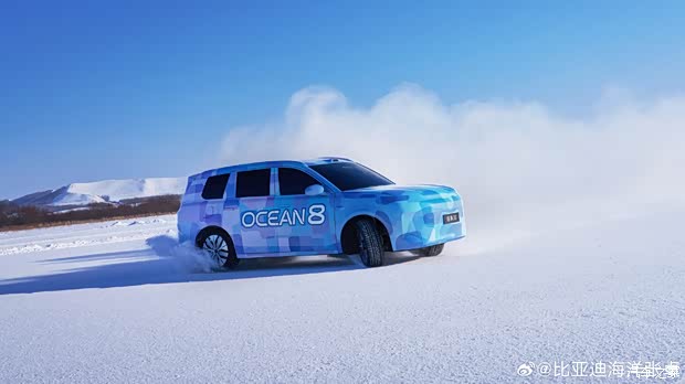 Вид на профиль BYD Sea Lion 08