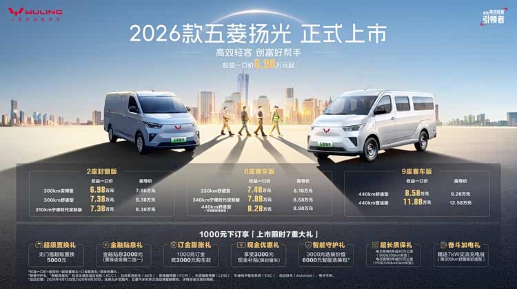 2026 Wuling Yangguang: More Features, Same Price – Is the 'Efficiency Revolution' Coming to the New Energy Light Commercial Vehicle Market? Image